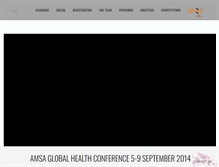 Tablet Screenshot of ghc2014.amsa.org.au